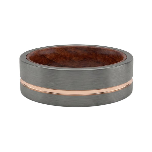 Delyrien Band in Tungsten Carbide - Blackrhodium