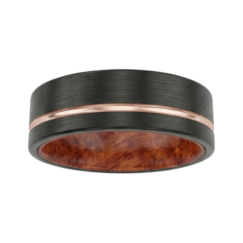 Galdoria Band in Tungsten Carbide - Blackrhodium