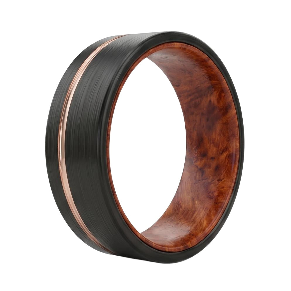 Galdoria Band in Tungsten Carbide - Blackrhodium