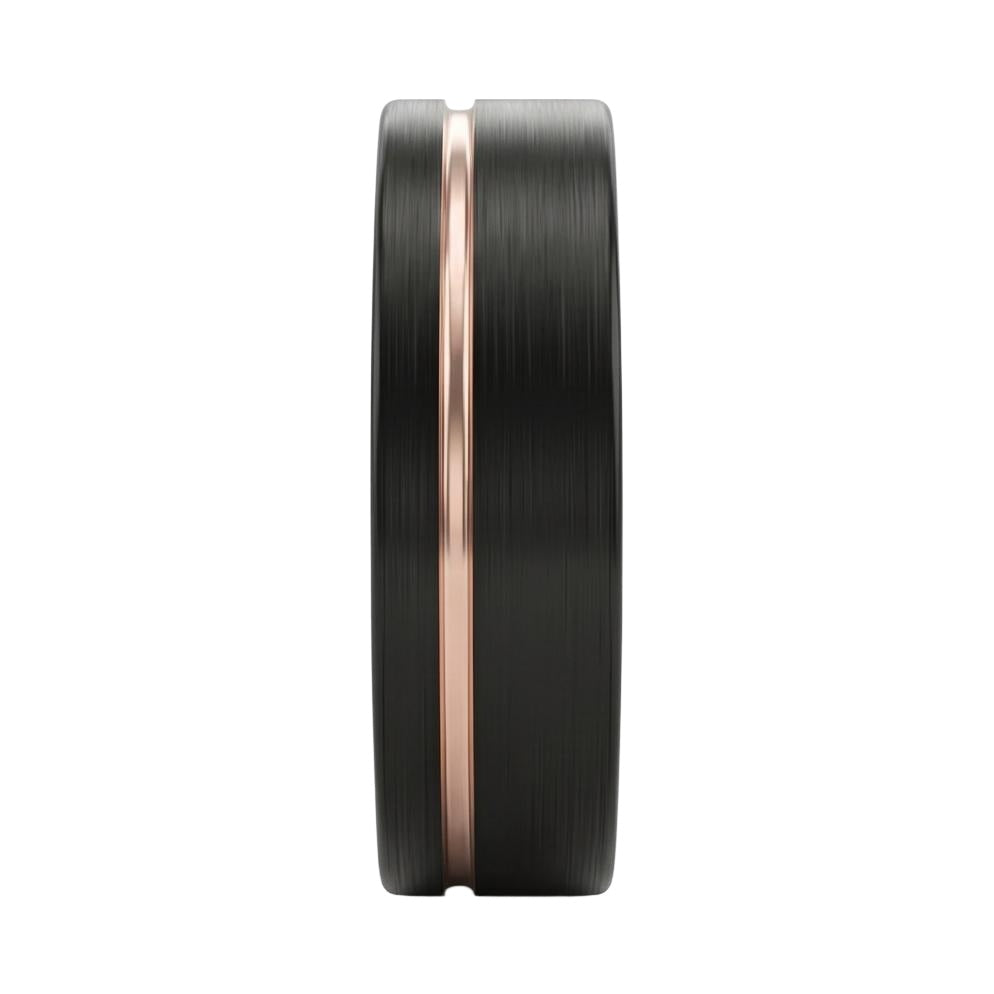 Galdoria Band in Tungsten Carbide - Blackrhodium