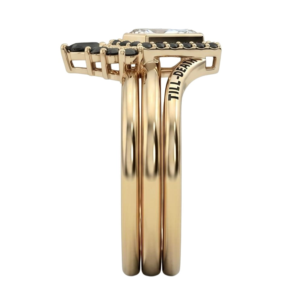18K Yellow Gold Plated, 10K Solid Yellow Gold