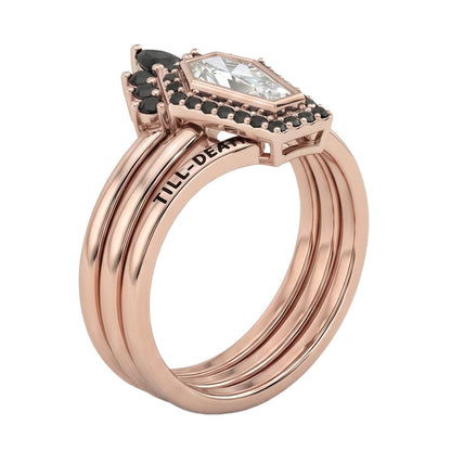 18K Rose Gold Plated, 10K Solid Rose Gold