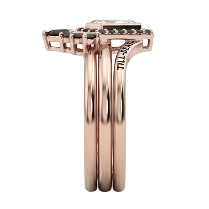 18K Rose Gold Plated, 10K Solid Rose Gold