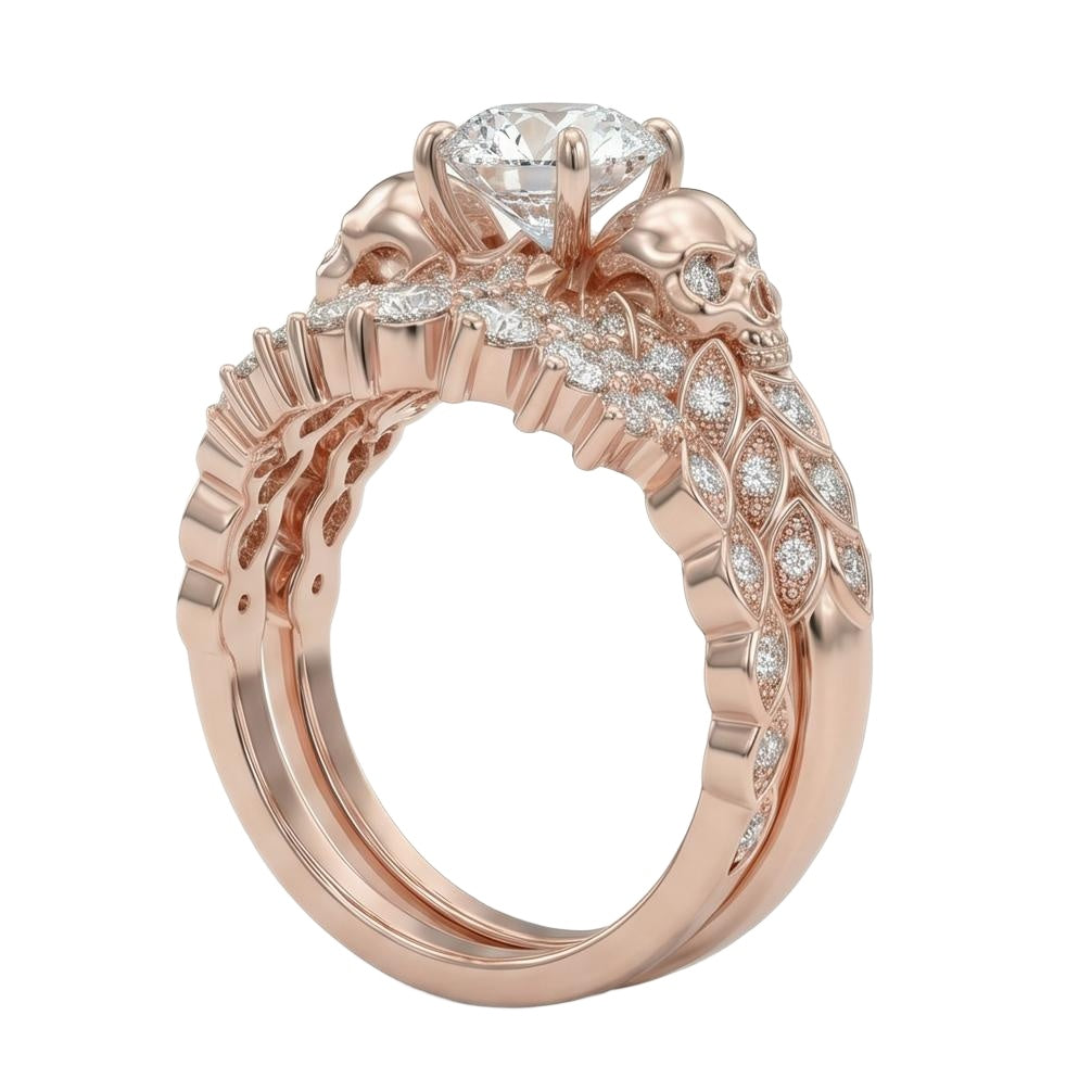 18K Rose Gold Plated, 10K Solid Rose Gold