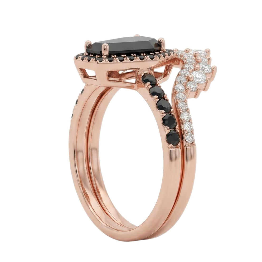 18K Rose Gold Plated, 10K Solid Rose Gold