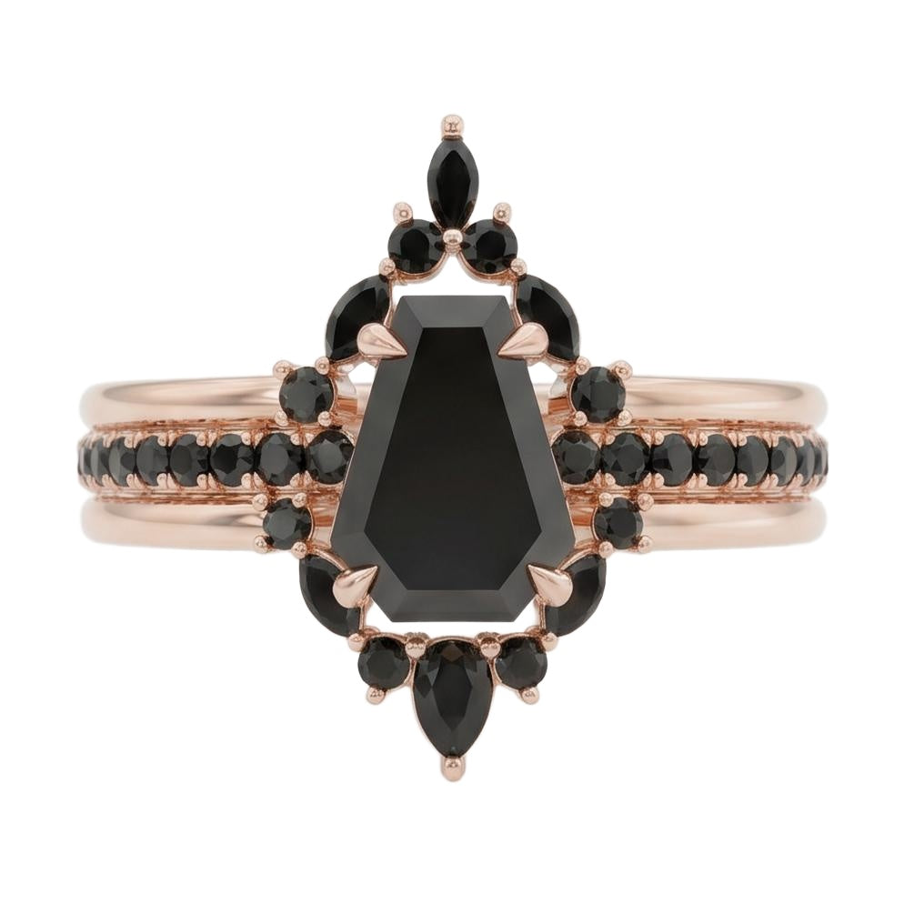18K Rose Gold Plated, 10K Solid Rose Gold