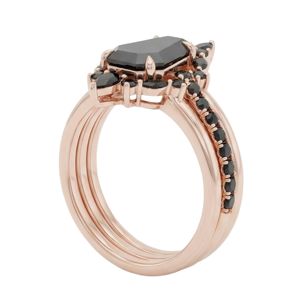 18K Rose Gold Plated, 10K Solid Rose Gold