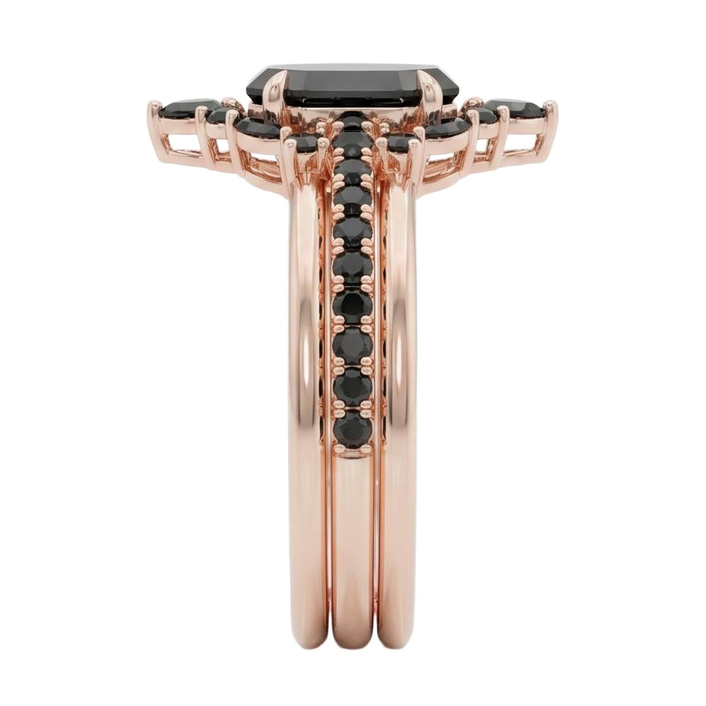 18K Rose Gold Plated, 10K Solid Rose Gold
