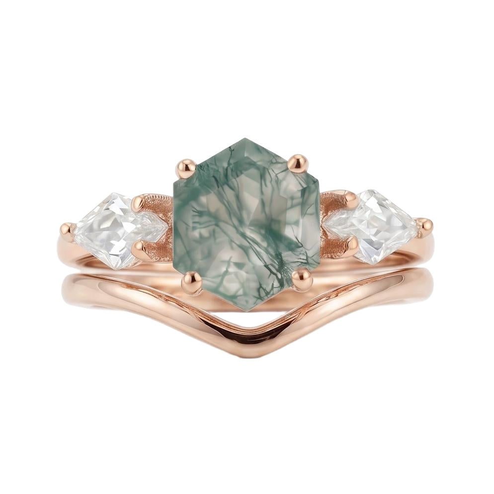 18K Rose Gold Plated, 10K Solid Rose Gold