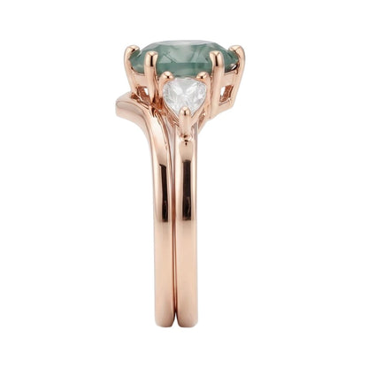 18K Rose Gold Plated, 10K Solid Rose Gold
