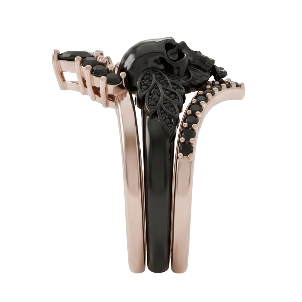 18K Rose Gold Plated, 10K Solid Rose Gold