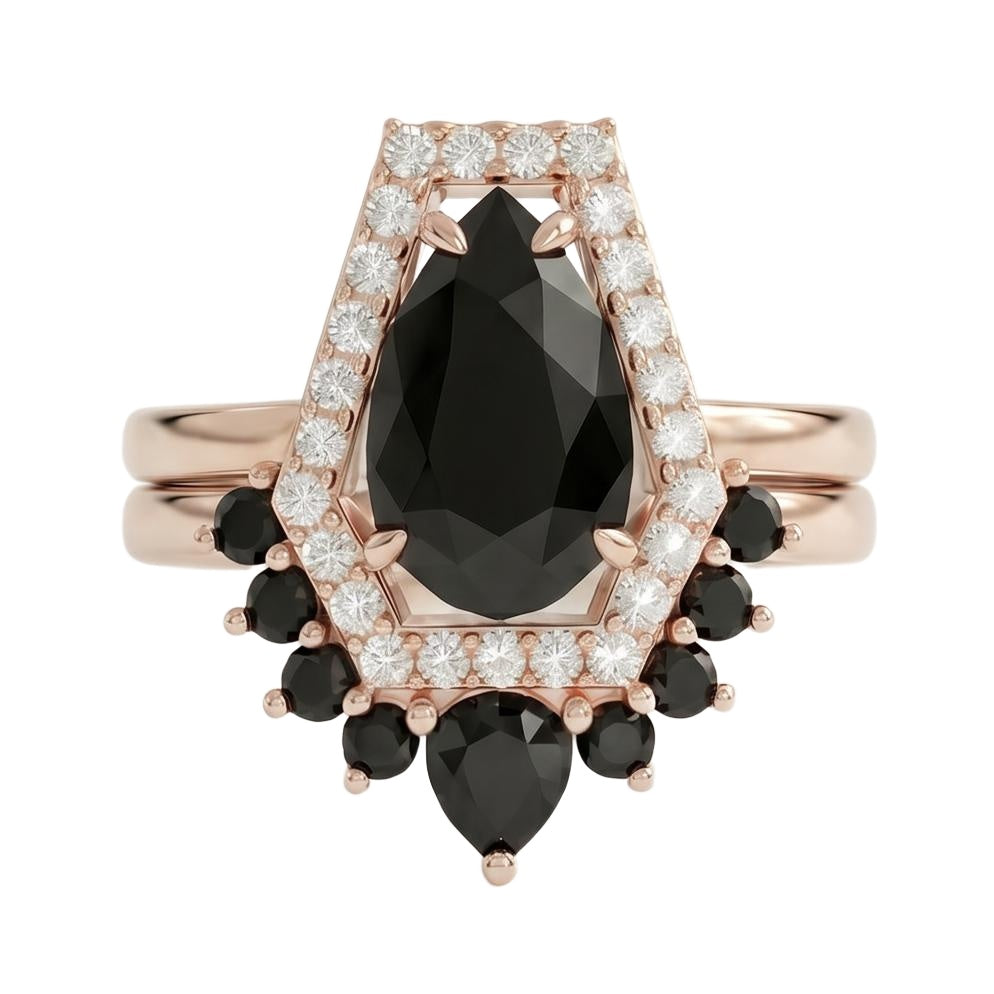 18K Rose Gold Plated, 10K Solid Rose Gold