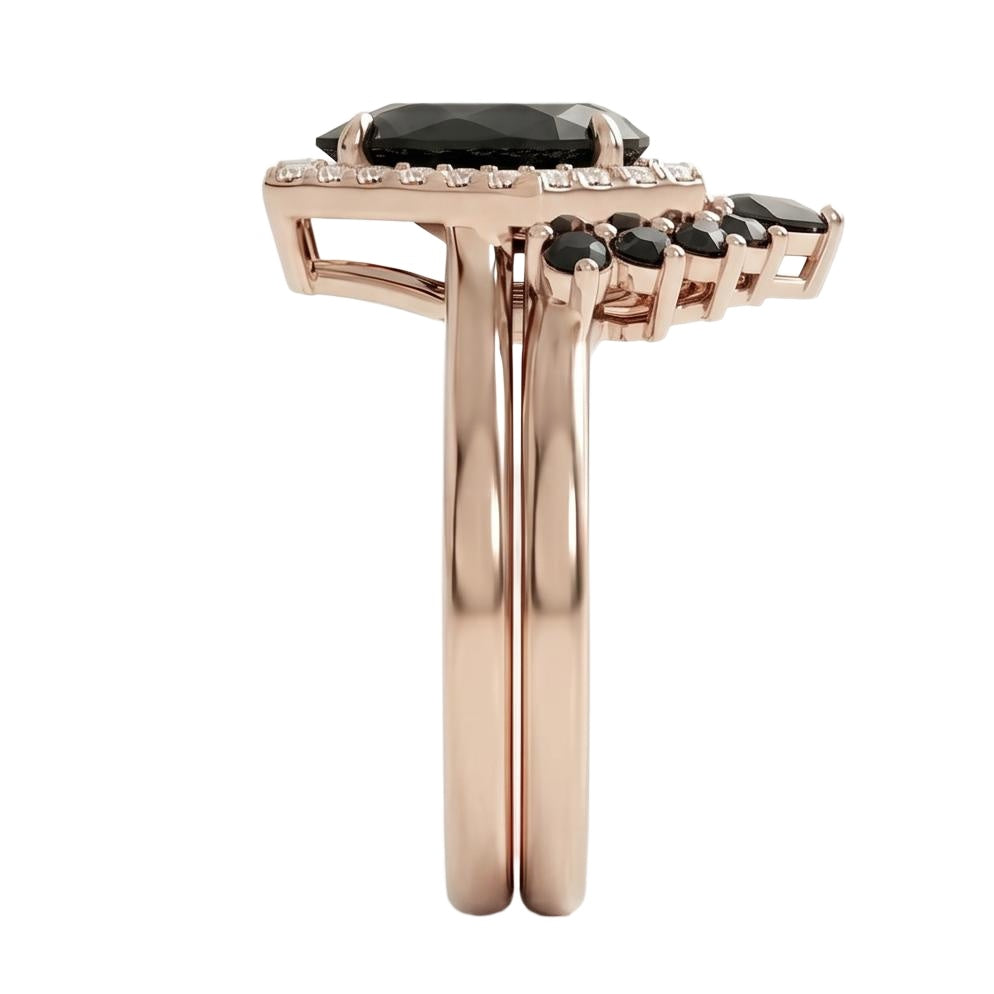 18K Rose Gold Plated, 10K Solid Rose Gold