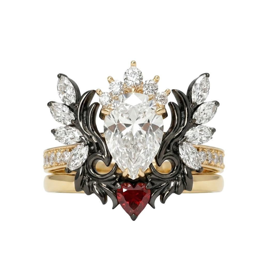 18K Yellow Gold Plated, 10K Solid Yellow Gold