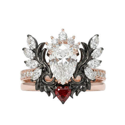 18K Rose Gold Plated, 10K Solid Rose Gold