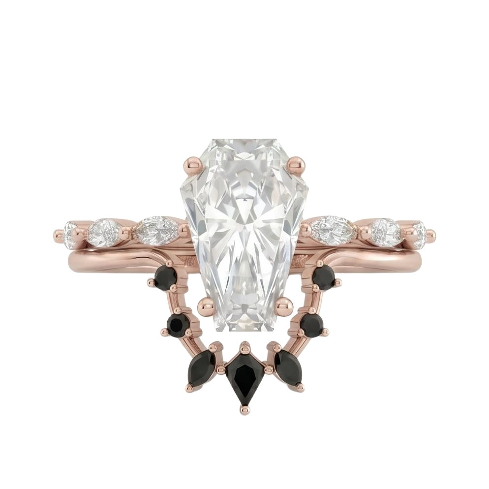 18K Rose Gold Plated, 10K Solid Rose Gold