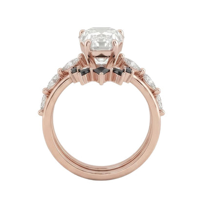 18K Rose Gold Plated, 10K Solid Rose Gold