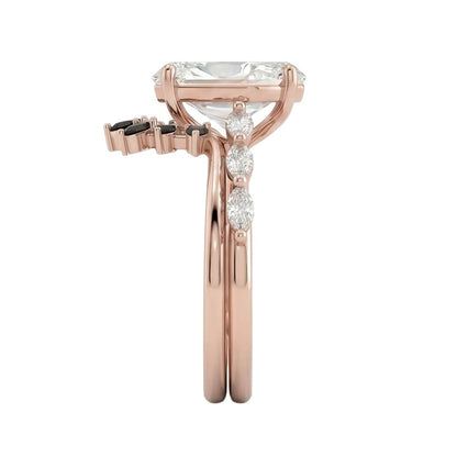 18K Rose Gold Plated, 10K Solid Rose Gold