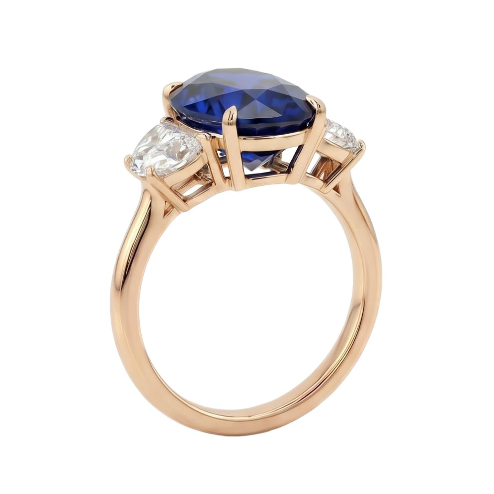 18K Rose Gold Plated, 10K Solid Rose Gold