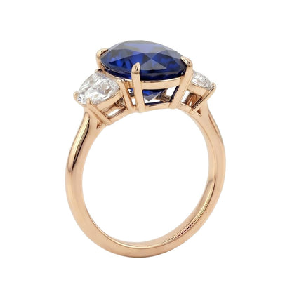 18K Rose Gold Plated, 10K Solid Rose Gold