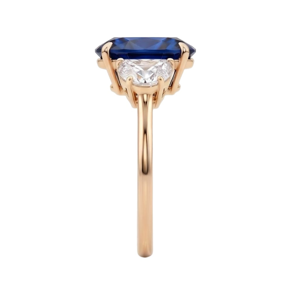 18K Rose Gold Plated, 10K Solid Rose Gold