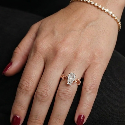 18K Rose Gold Plated, 10K Solid Rose Gold