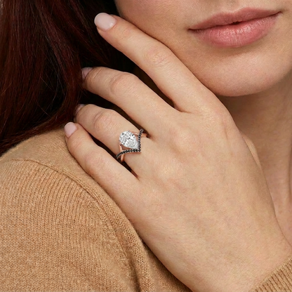18K Rose Gold Plated, 10K Solid Rose Gold
