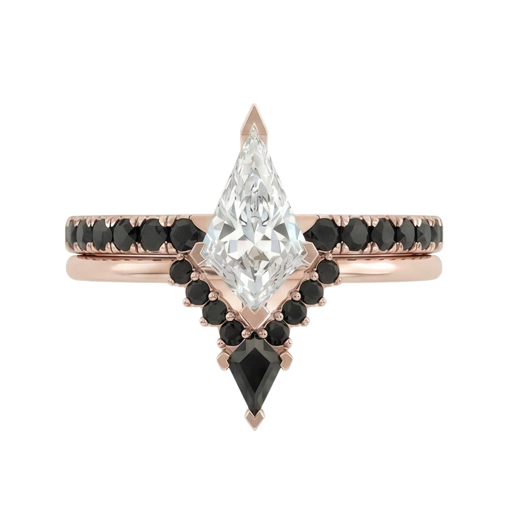 18K Rose Gold Plated, 10K Solid Rose Gold