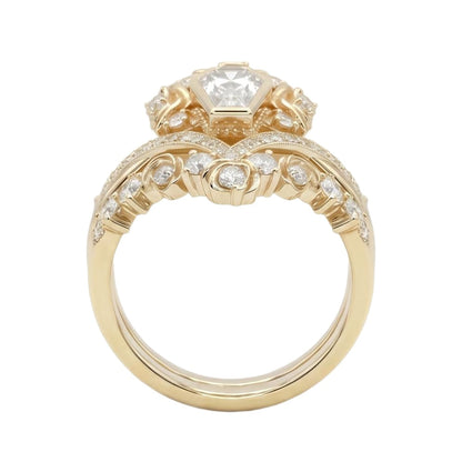 18K Yellow Gold Plated, 10K Solid Yellow Gold