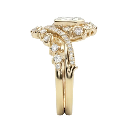 18K Yellow Gold Plated, 10K Solid Yellow Gold