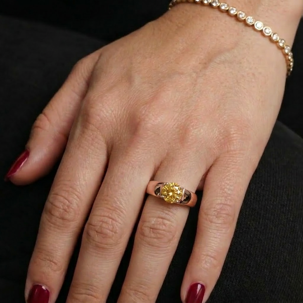 18K Rose Gold Plated, 10K Solid Rose Gold