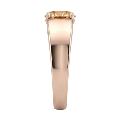 18K Rose Gold Plated, 10K Solid Rose Gold