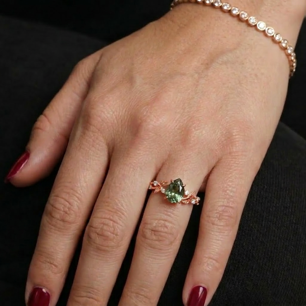 18K Rose Gold Plated, 10K Solid Rose Gold