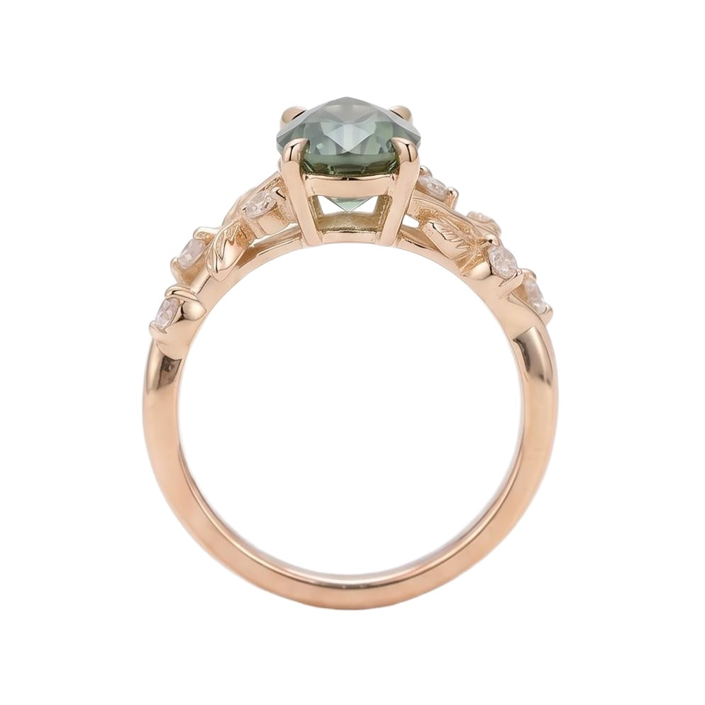 18K Rose Gold Plated, 10K Solid Rose Gold