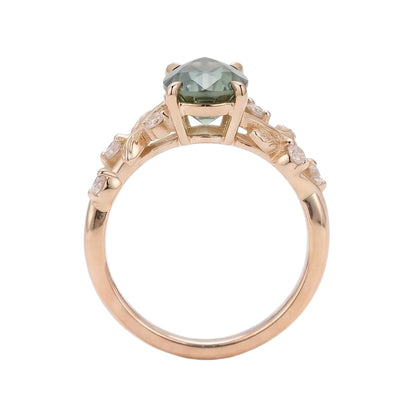 18K Rose Gold Plated, 10K Solid Rose Gold