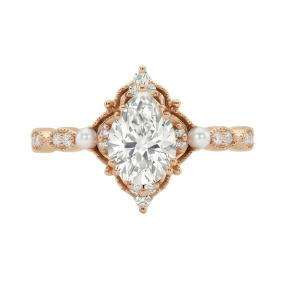 18K Rose Gold Plated, 10K Solid Rose Gold