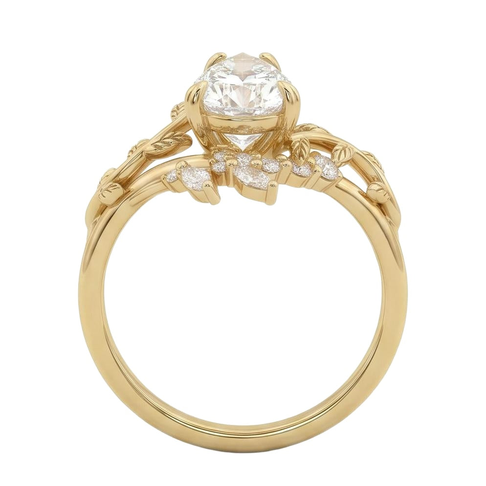 18K Yellow Gold Plated, 10K Solid Yellow Gold