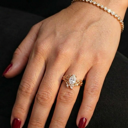 18K Rose Gold Plated, 10K Solid Rose Gold