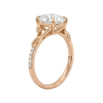 18K Rose Gold Plated, 10K Solid Rose Gold
