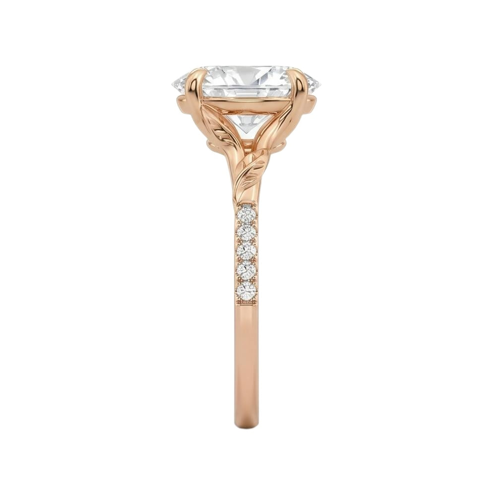 18K Rose Gold Plated, 10K Solid Rose Gold