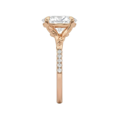 18K Rose Gold Plated, 10K Solid Rose Gold