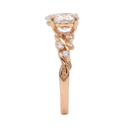 18K Rose Gold Plated, 10K Solid Rose Gold
