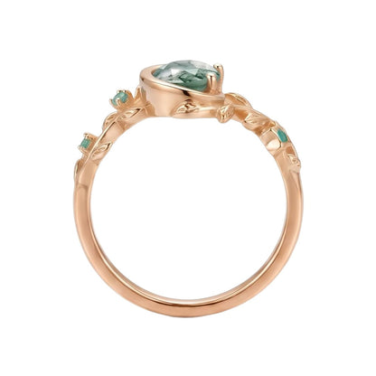 18K Rose Gold Plated, 10K Solid Rose Gold