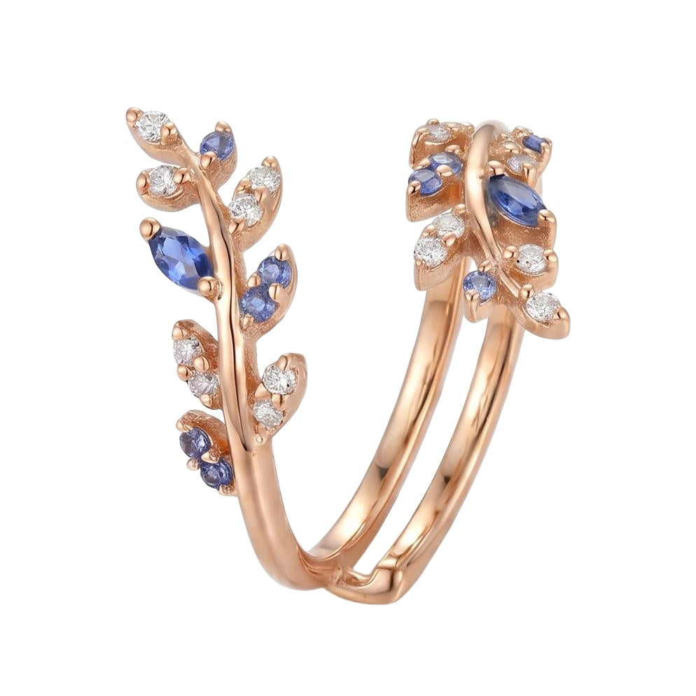 18K Rose Gold Plated, 10K Solid Rose Gold