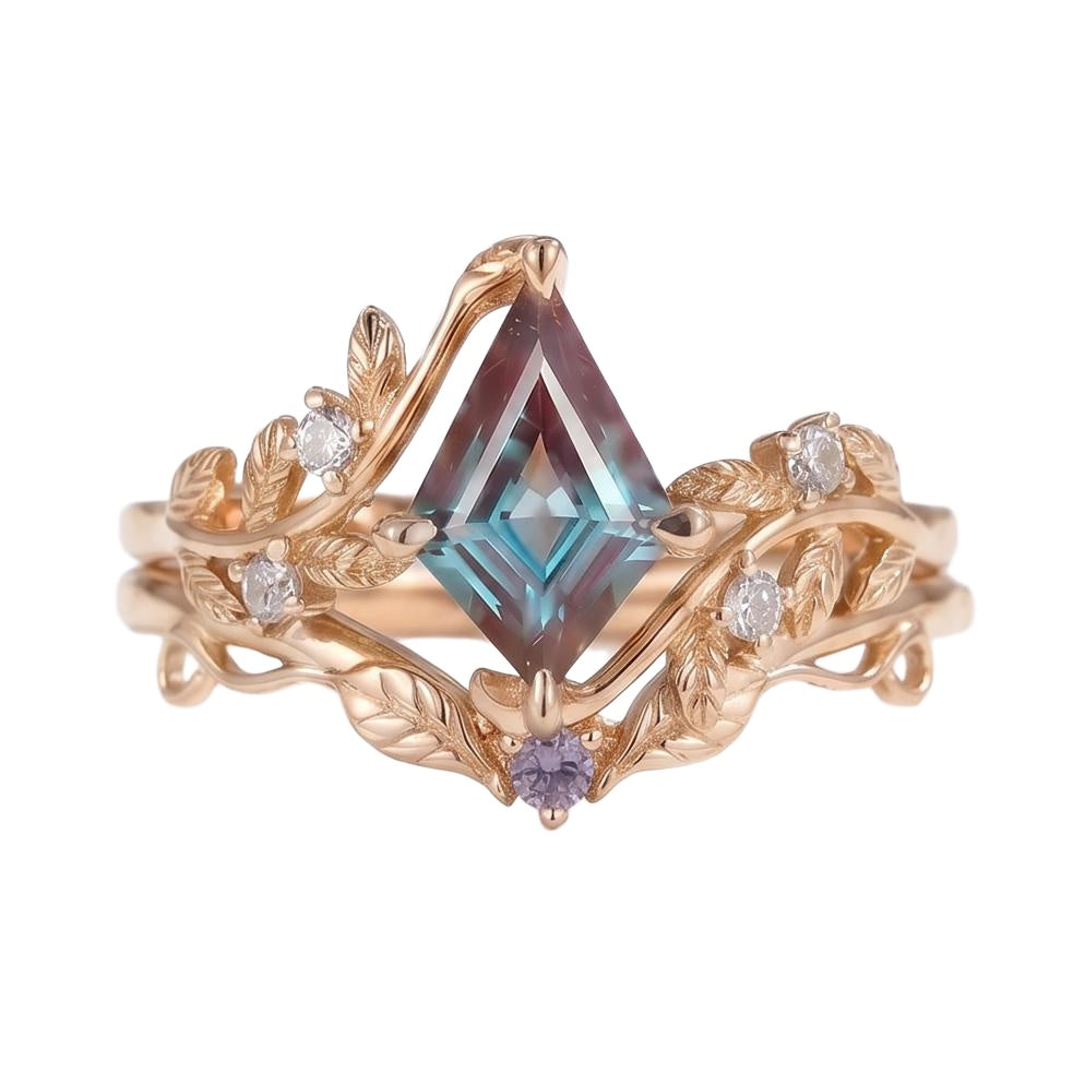 18K Rose Gold Plated, 10K Solid Rose Gold