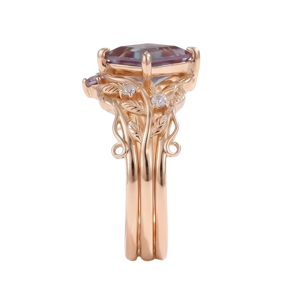 18K Rose Gold Plated, 10K Solid Rose Gold