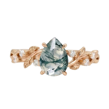 18K Rose Gold Plated, 10K Solid Rose Gold