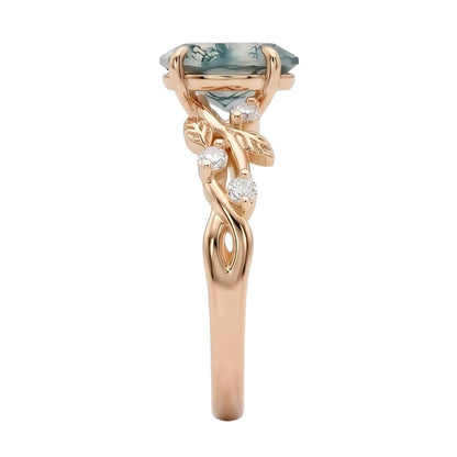18K Rose Gold Plated, 10K Solid Rose Gold
