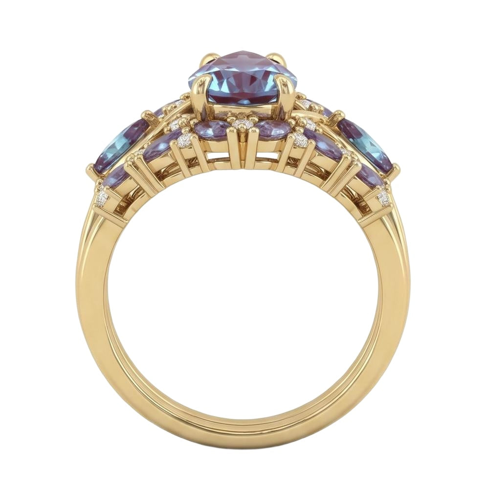 18K Yellow Gold Plated, 10K Solid Yellow Gold