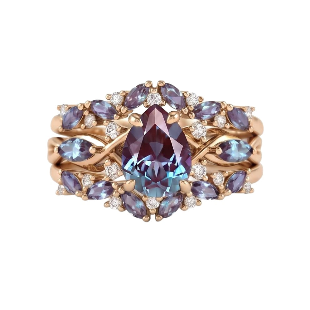 18K Rose Gold Plated, 10K Solid Rose Gold